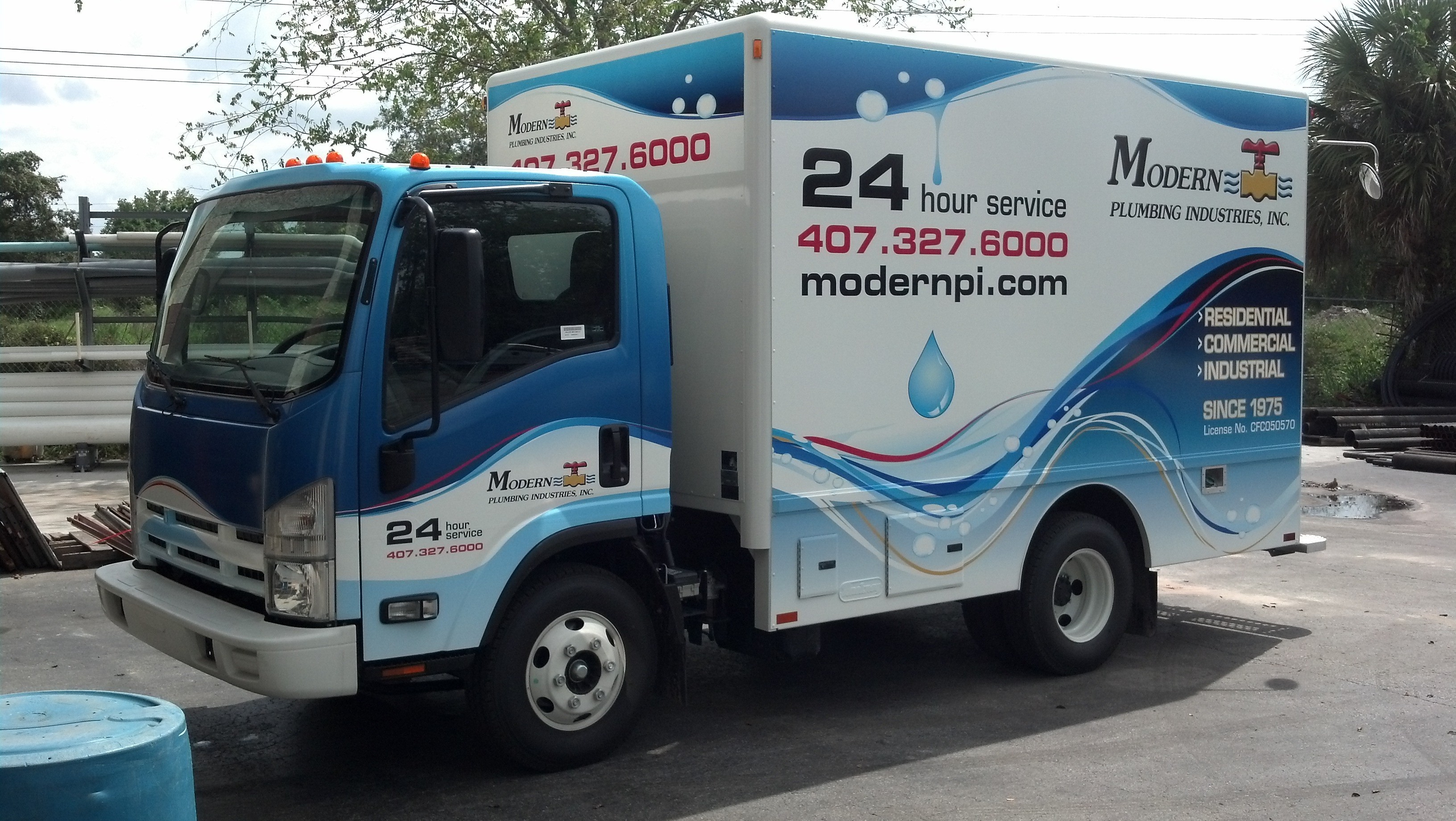 New Modern Plumbing Industries, Inc. Truck Design!