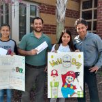 2nd Place Adriana Mazadiego (left)-Tuskawilla Middle School 3rd Place Isabela Zapata (right)-Tuskawilla Middle School