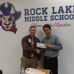 Middle School with the most participation—Rock Lake Middle School 145 posters