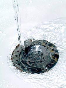 water-down-drain